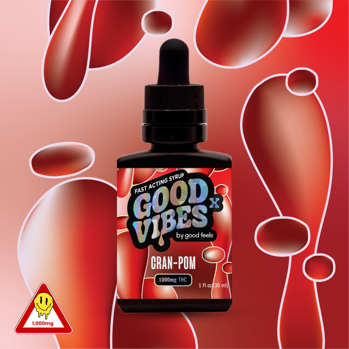 Photograph of product: Cranberry Pomegranate Tincture 1000mg