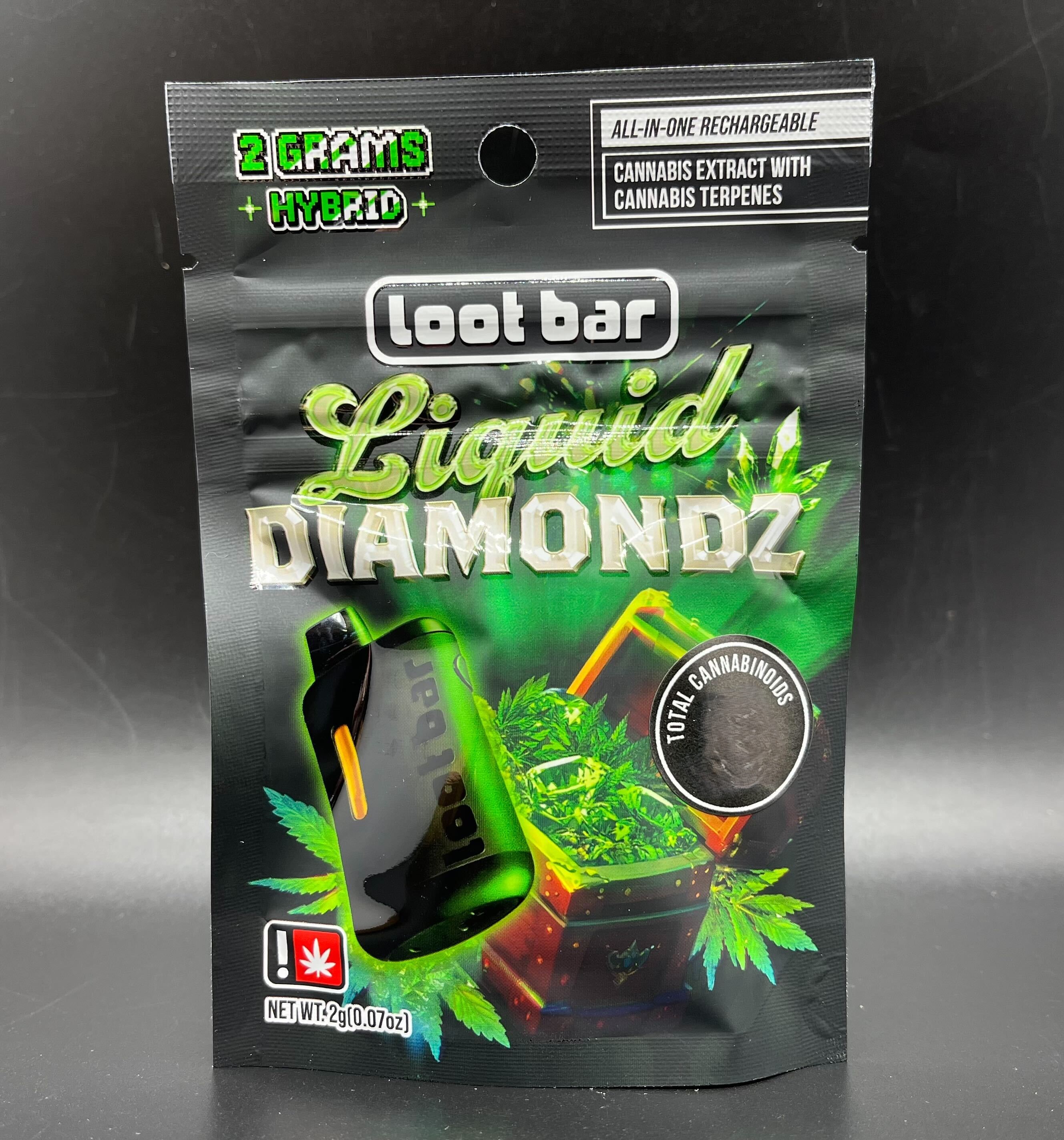 Photograph of product: AiO Liquid Diamonds Disposable | Cherry Punch | 2g