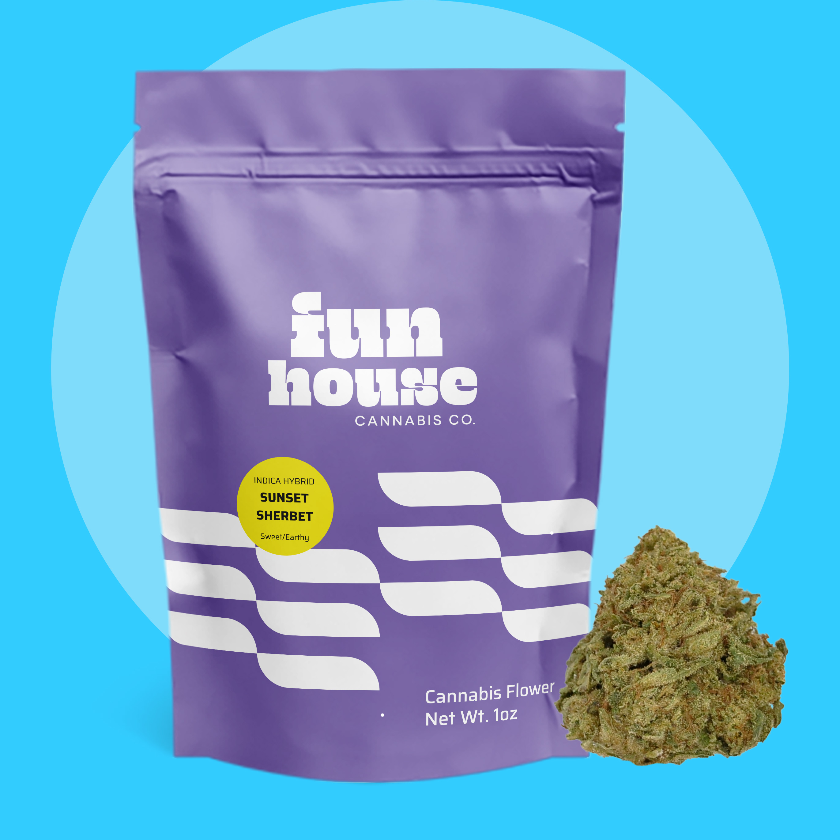 Photograph of product: Fun House Oui'd - 28g Prepack - Sunset Sherbet