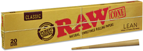 Photograph of product: RAW | Classic Lean Cones - 20Pc