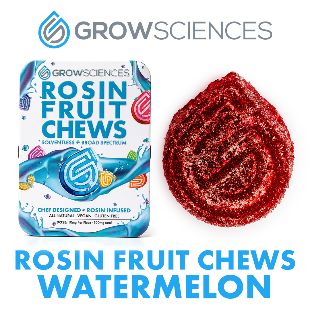 Photograph of product: Grow Sciences | 100mg Rosin Fruit Chew | Watermelon