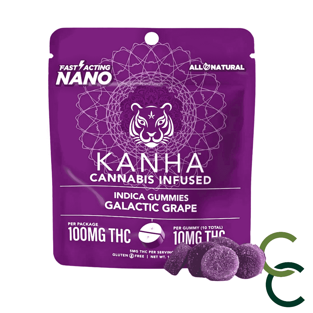 Photograph of product: Galactic Grape - Fast Acting Gummies - Indica