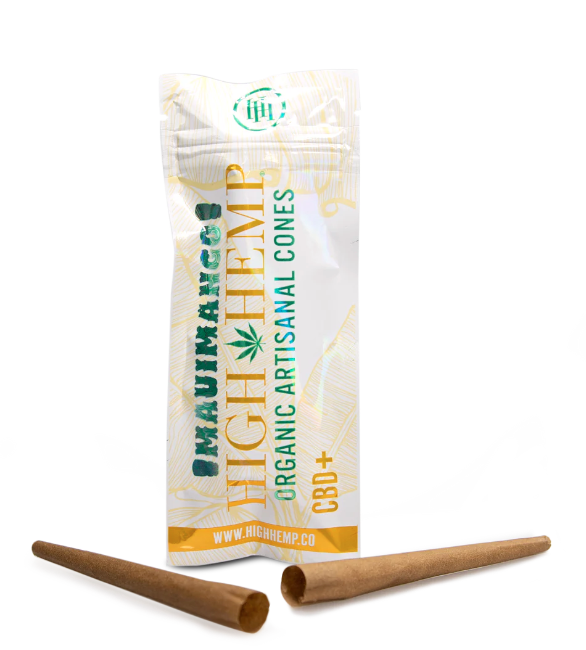 Photograph of product: High Hemp - Organic Hemp Wraps | Maui Mango 2pk