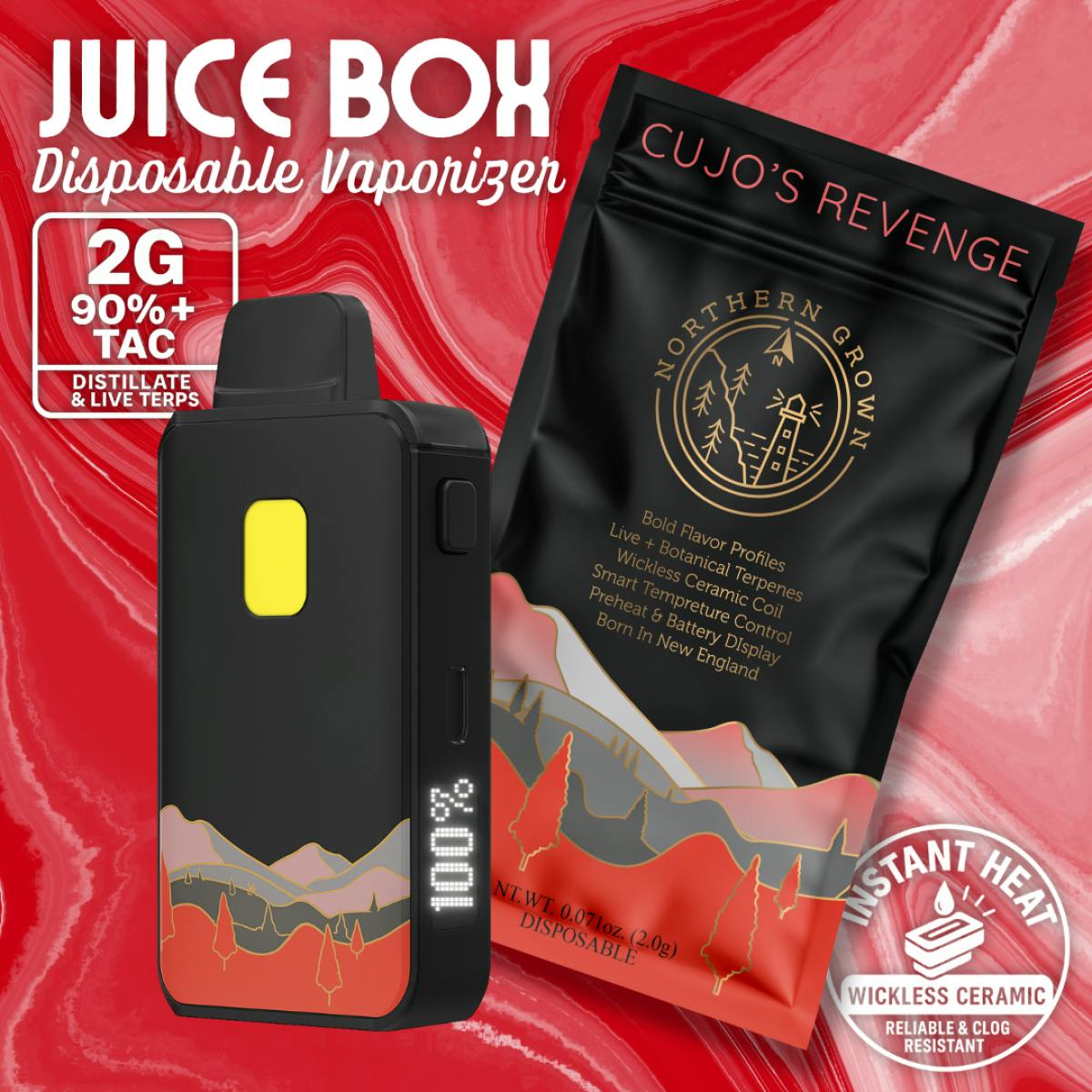 Photograph of Product: Northern Grown - Cujo's Revenge - 2g Disposable