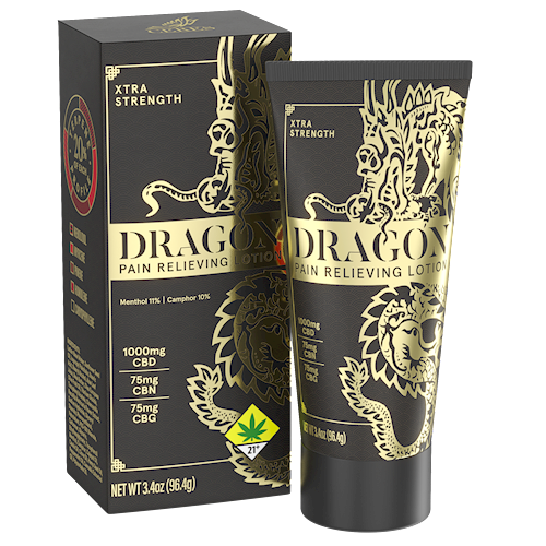 Photograph of product: XTRA Strength Dragon CBD LOTION - 3.4oz by Ceres
