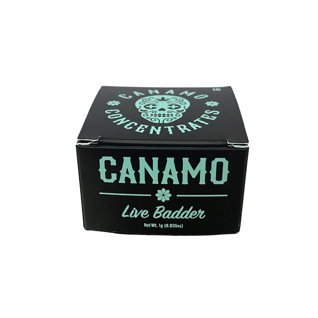 Photograph of product: Canamo: Modified Rootbeer LR Badder (I/H) | 1g