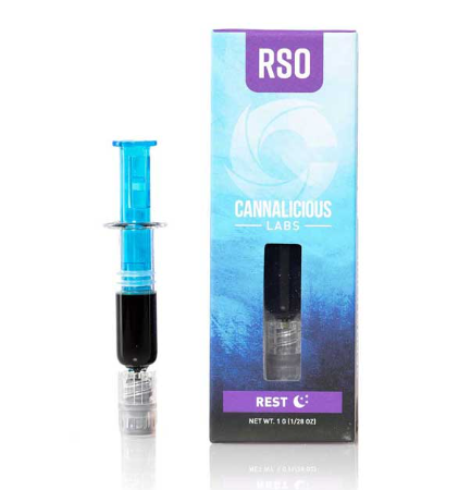 Photograph of product: Cannalicious RSO - Rest - 1g Dart
