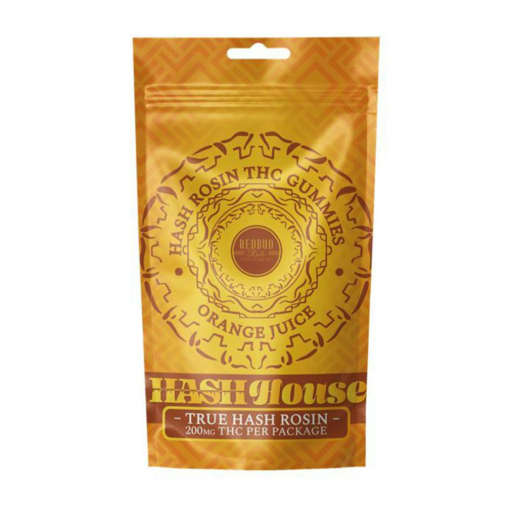 Photograph of product: 200MG ORANGE JUICE au chocolat ROSIN GUMMIES