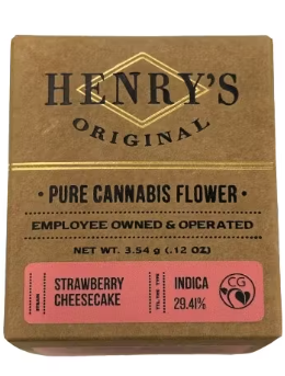 Photograph of product: 3.5g Strawberry Cheesecake - Henry's