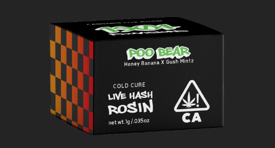 Photograph of product: Poo Bear - Rosin-1g