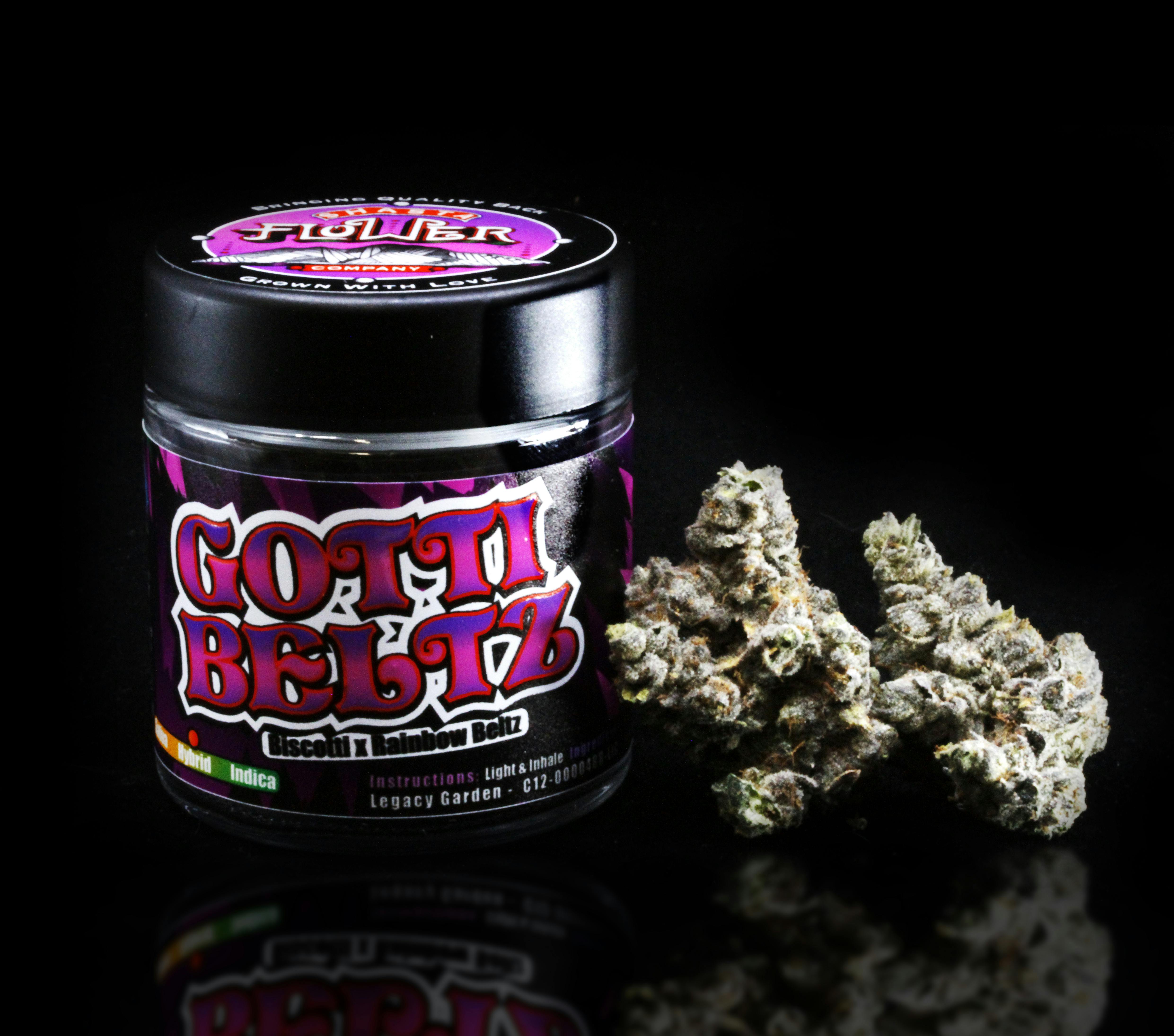 Photograph of product: SHASTA FLOWER AND au chocolat CO. | GOTTI BELTZ | FLOWER | 3.5G