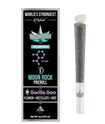Photograph of product: GORILLA GOO - 1G PREROLL INFUSED MOONROCK