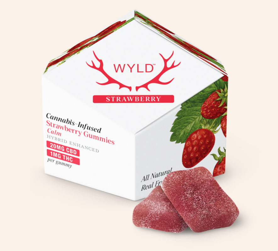 Photograph of product: Strawberry | 20cbd : 1thc | 10pk | 210mg