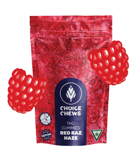 Photograph of product: Choice 100s - Red Razz Haze - 100mg