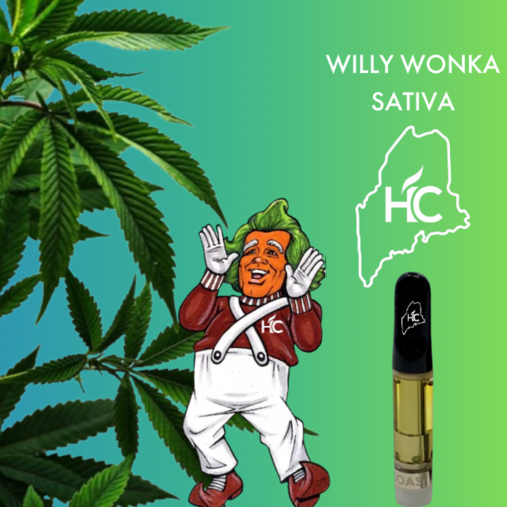 Photograph of product: High Coast Willy Wonka Distillate Cart 1mL