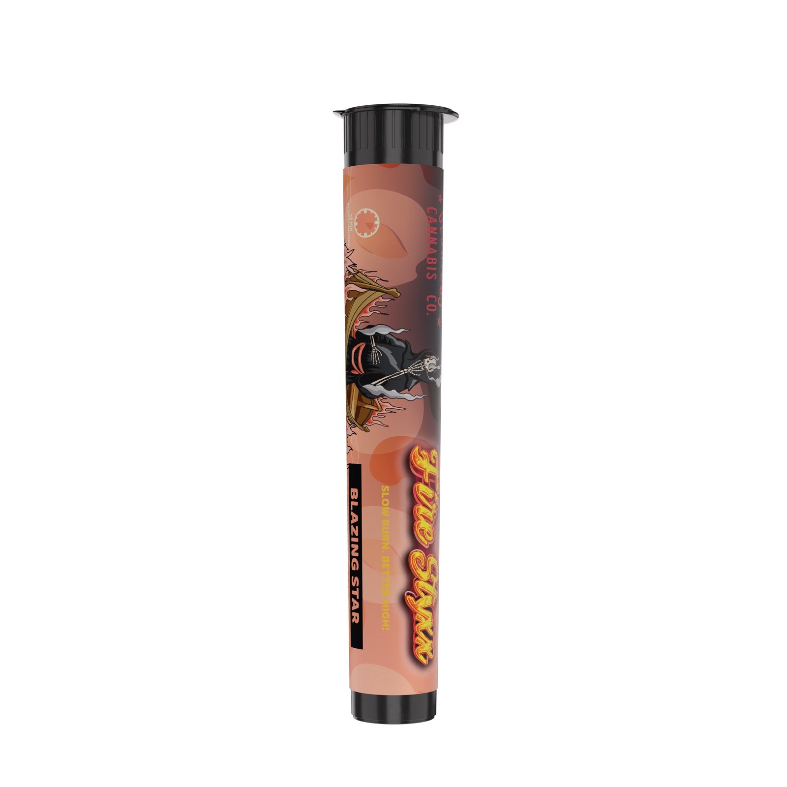 Photograph of product: FIRESTYXX | BLAZING STAR | HYBRID | INFUSED PREROLL | 1G | REC