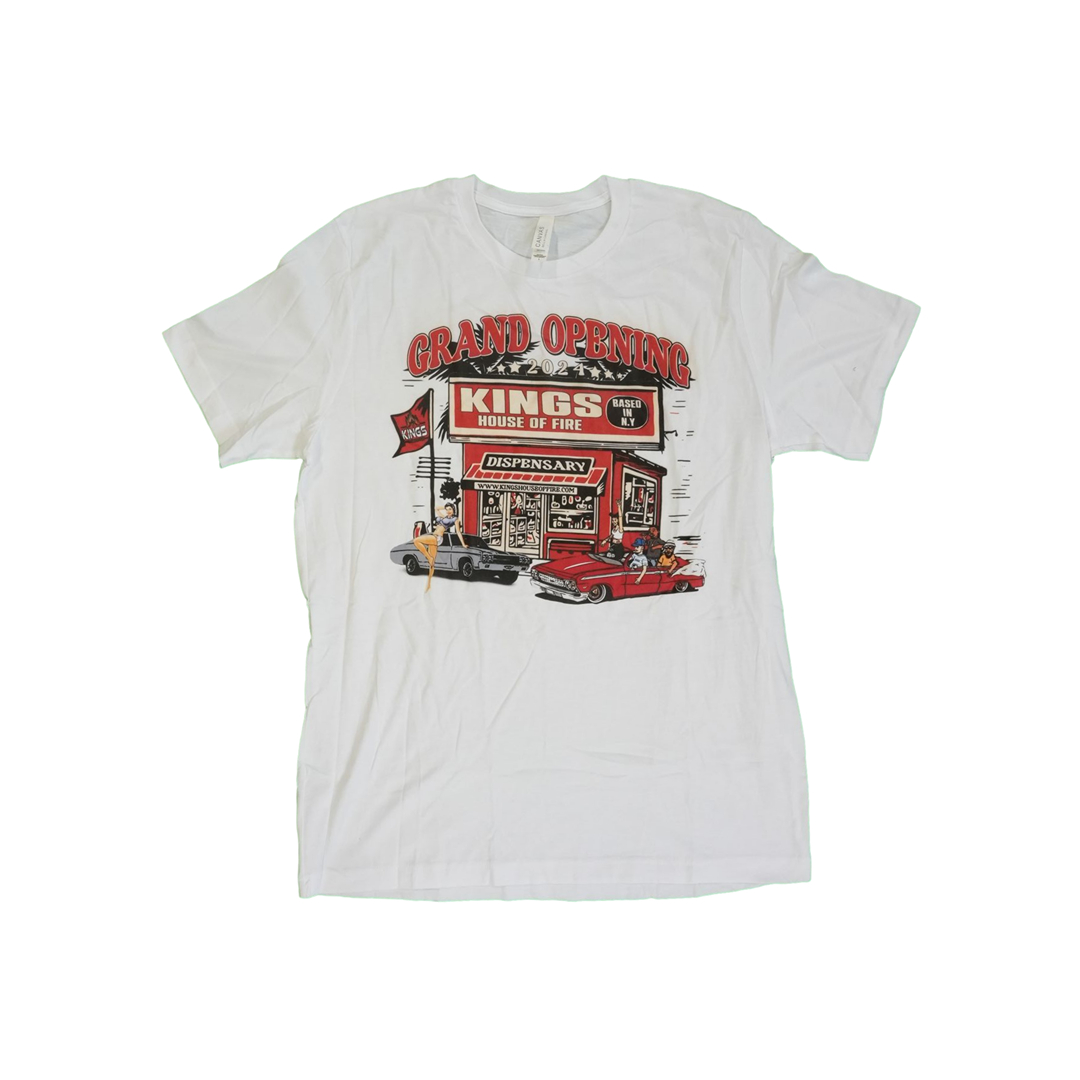 Photograph of product: T-Shirt | KHOF Grand Opening S/S | White | S-XXL