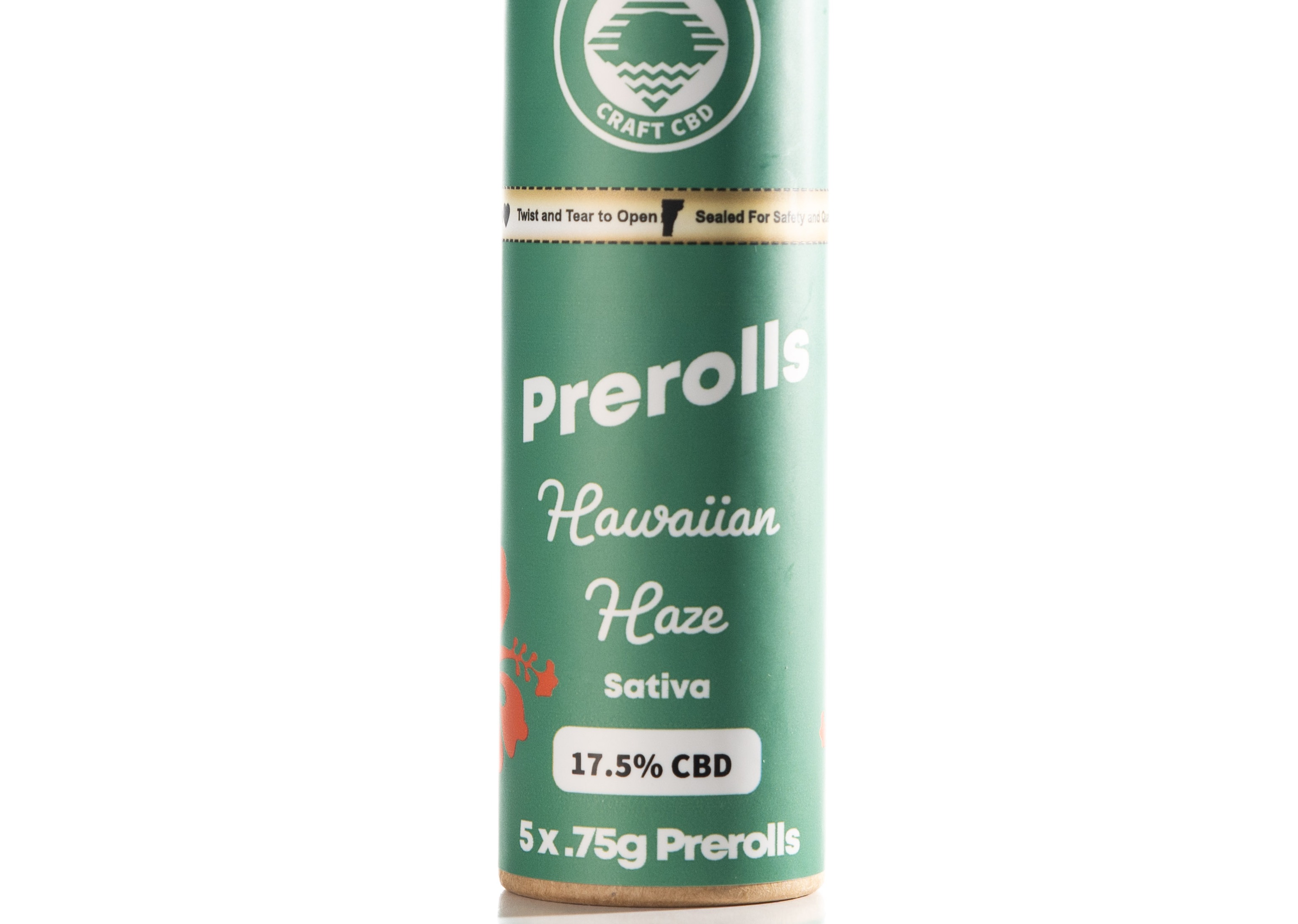 Photograph of product: SL CBD | Hawaiian Haze Prerolls | 5PK