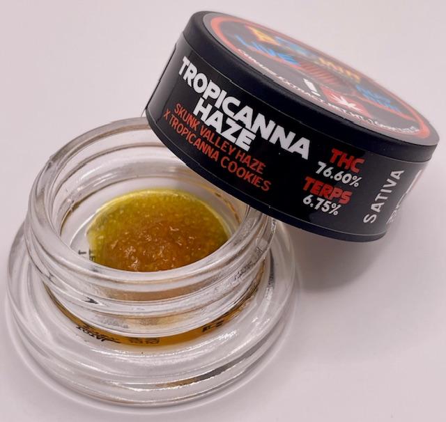 Photograph of product: Boomin' : Tropicanna Haze Live Resin