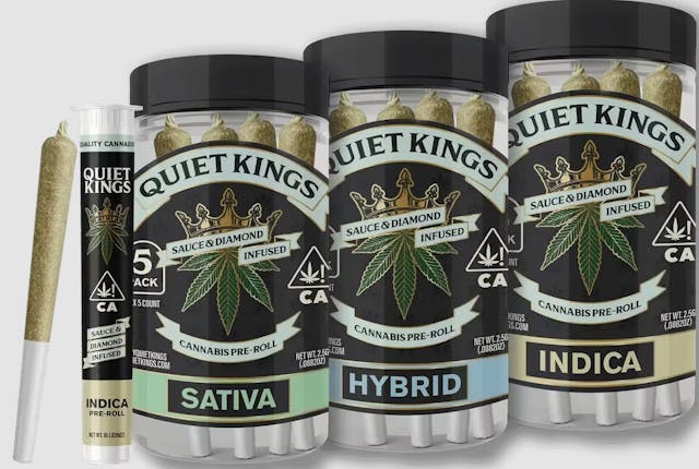 Photograph of product: Strawberry Banana | .5g x 5pk Infused Pre Rolls - 