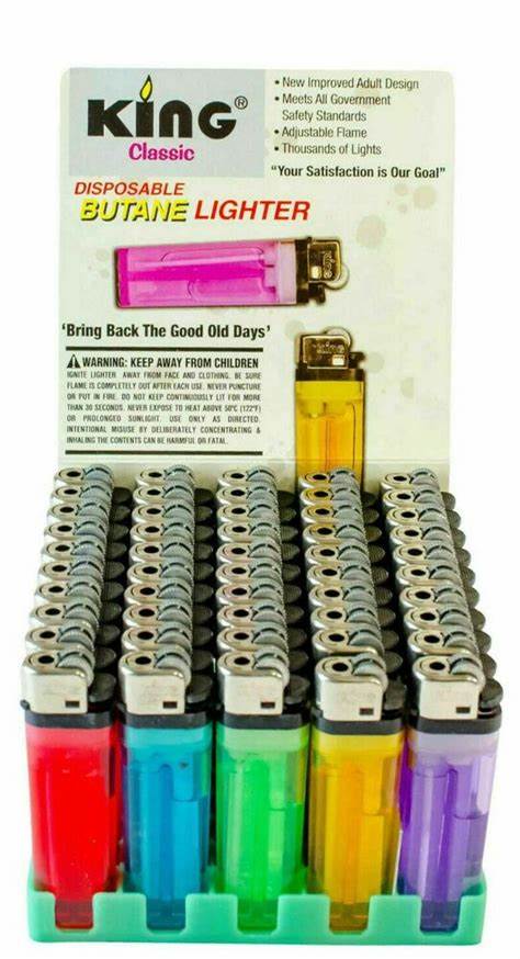 Photograph of product: King Lighter | Disposable Butane Lighter