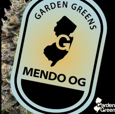 Photograph of product: Garden Greens 3.5g- Mendo OG