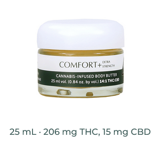 Photograph of product: [SWEET RELEAF] BODY BUTTER - 25ML - COMFORT PLUS