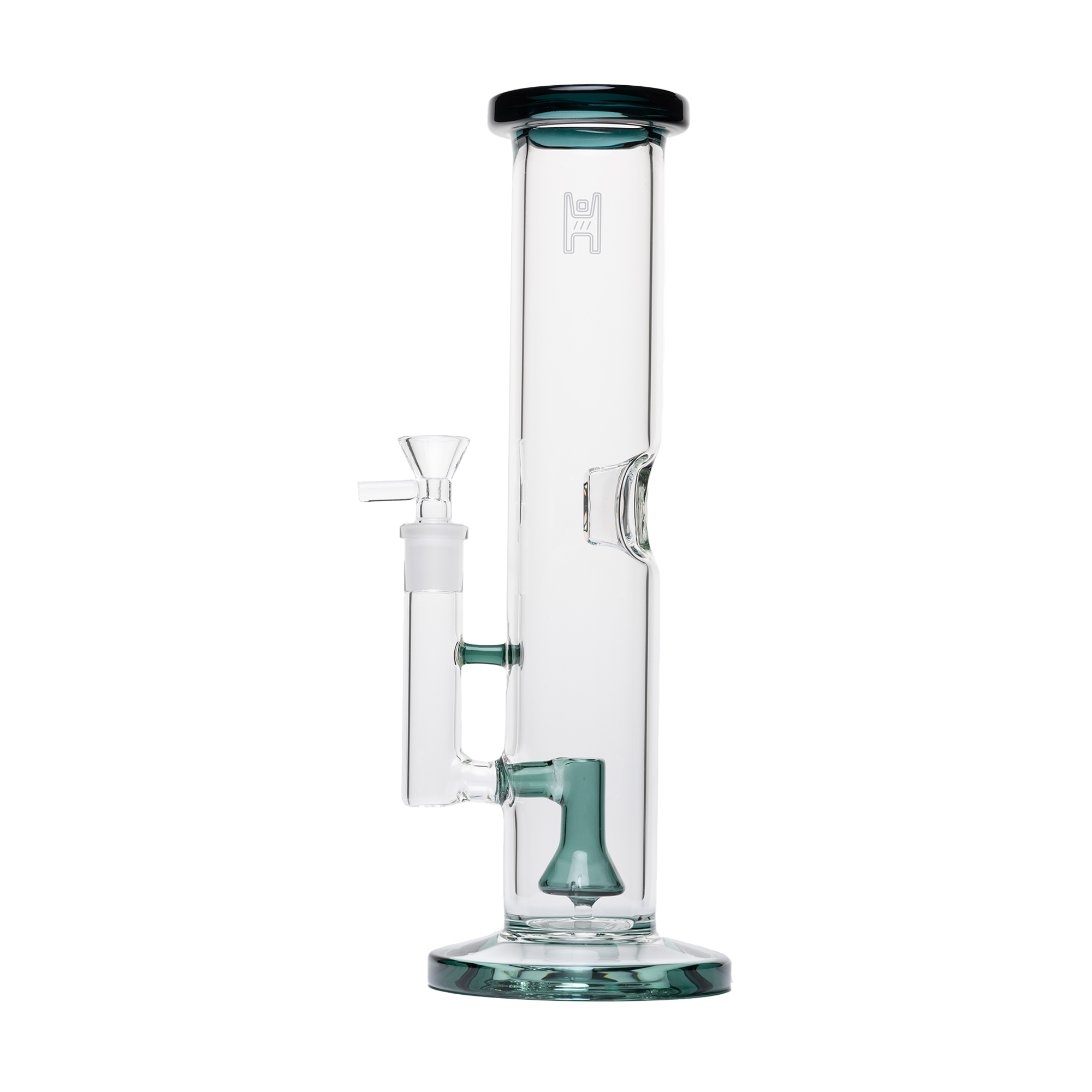 Photograph of product: HG - 12" Tube - Clear with Lake Green Accent