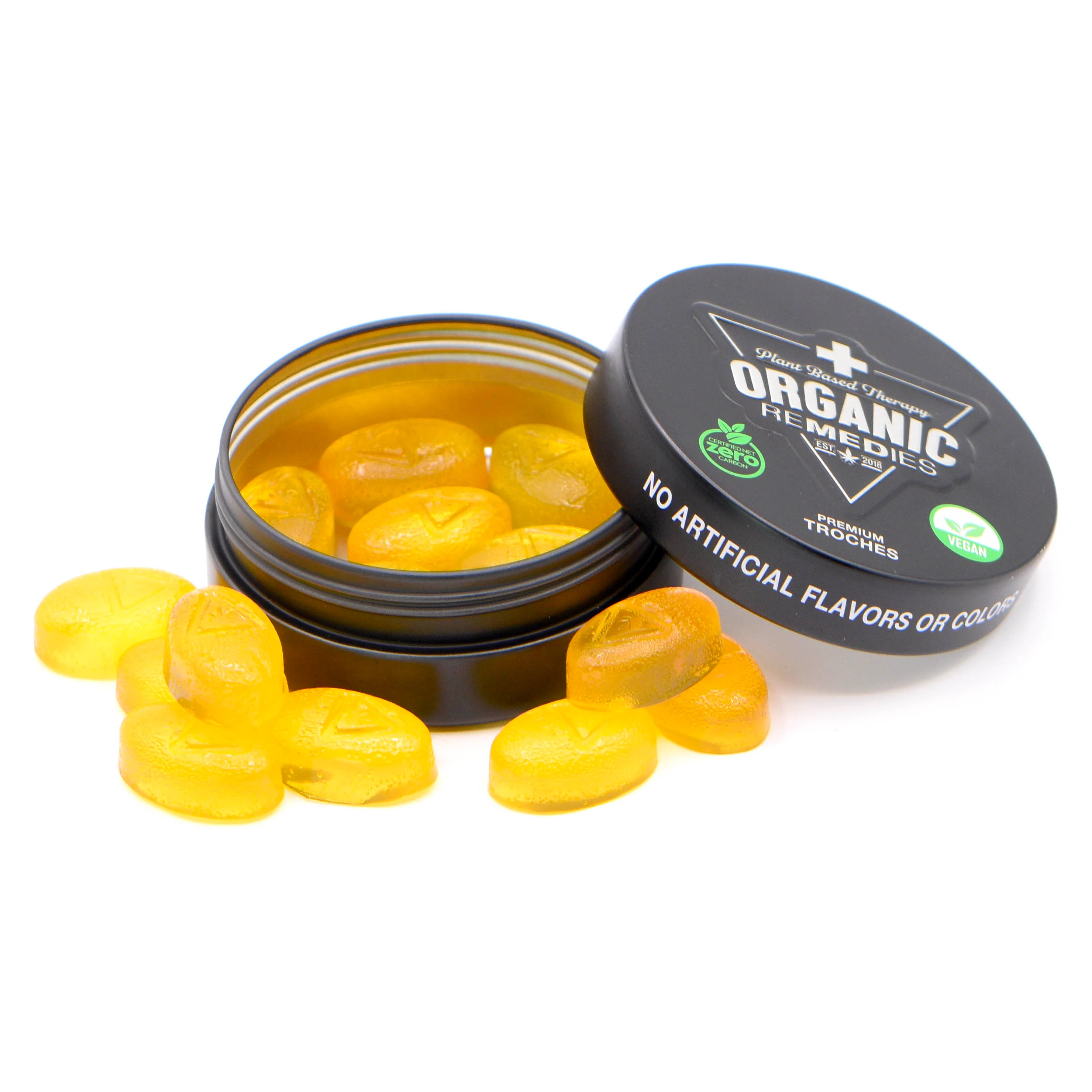 Photograph of product: Pineapple | 50mg Distillate Troches | 15pk