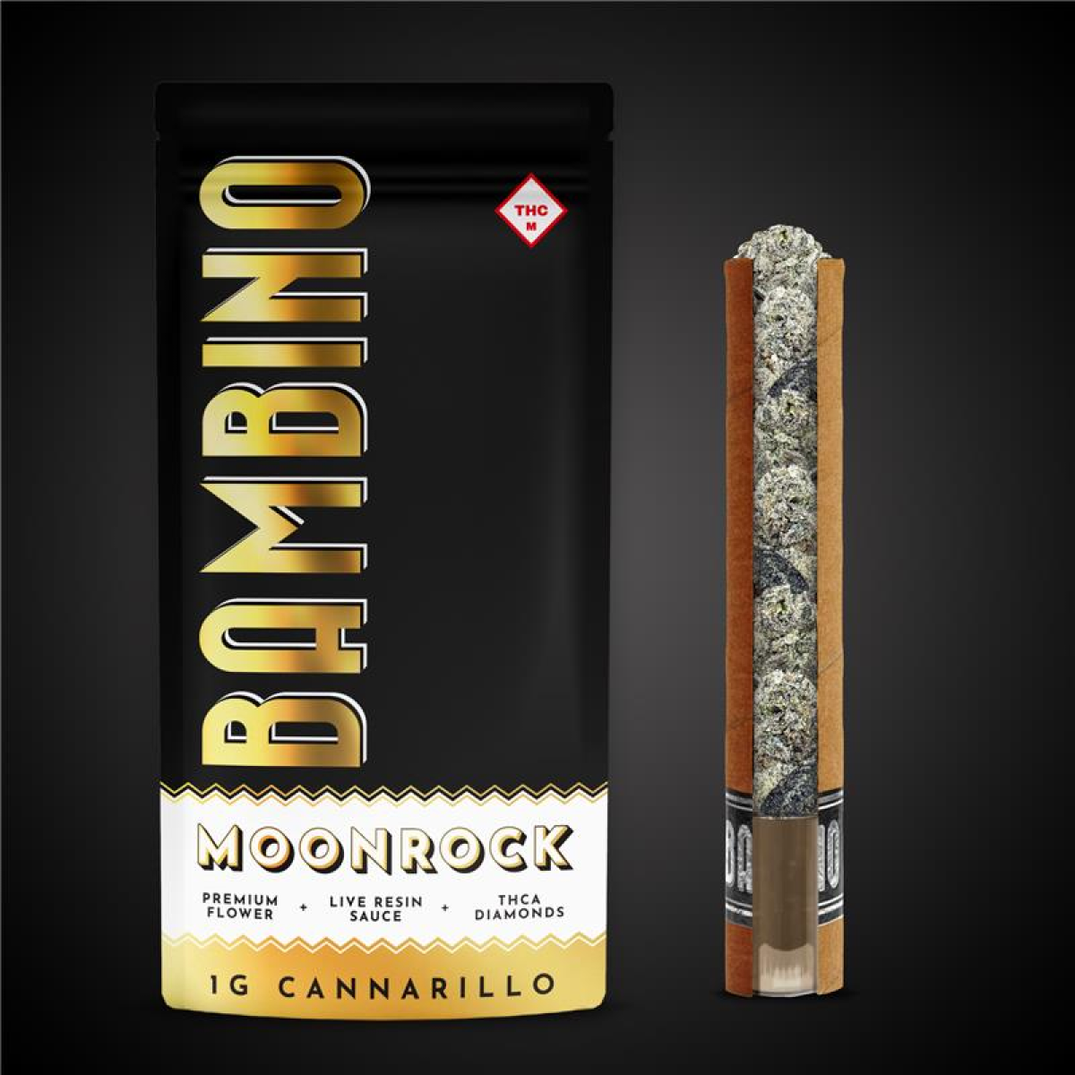 Photograph of product: Bambino - Moonrock Infused Blunt - Jokerz Candy