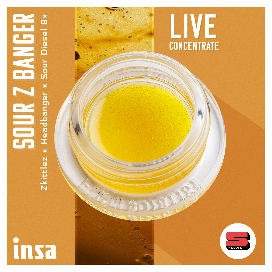 Photograph of product: INSA | Sour Z Banger Live Budder [1g]