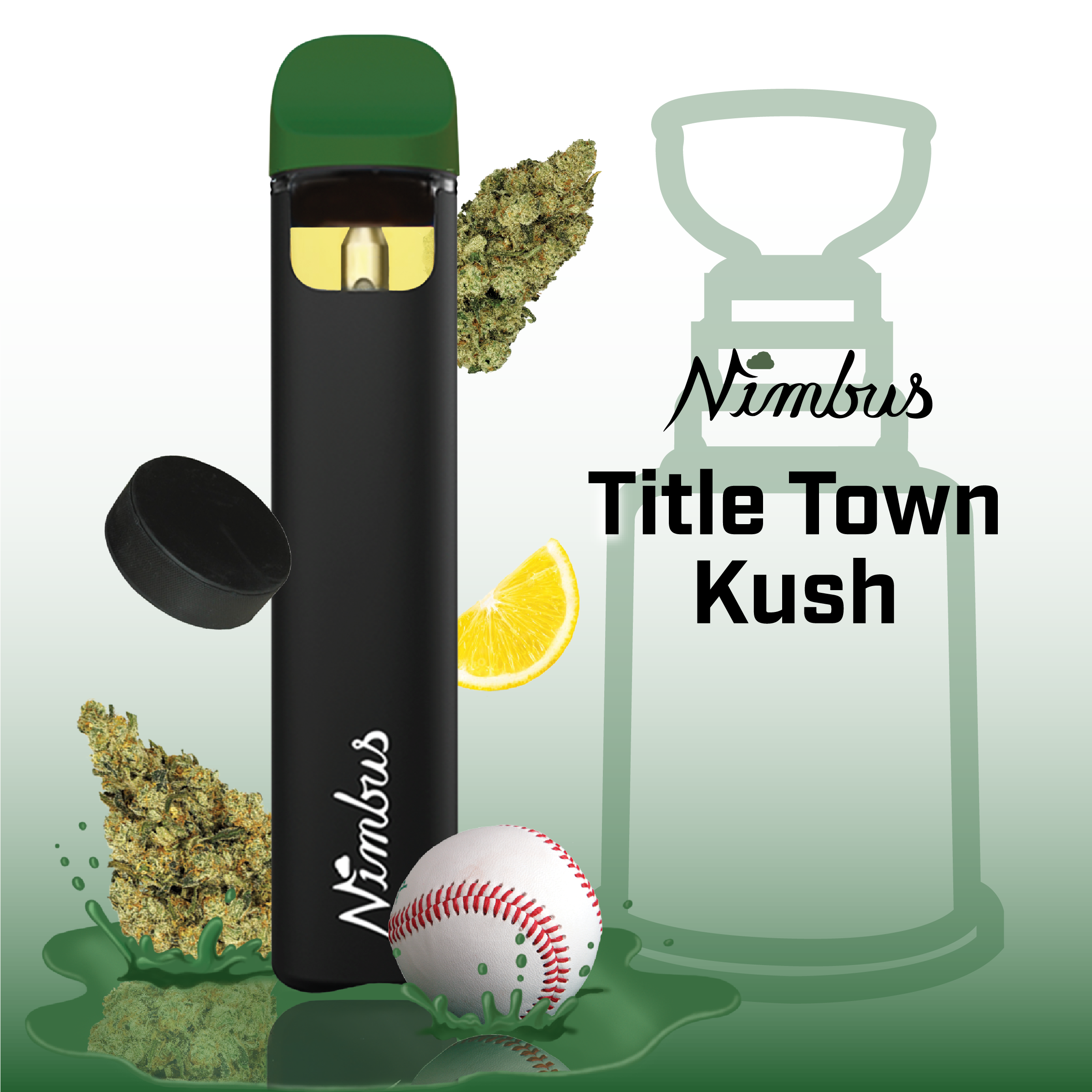 Photograph of product: Title Town Kush | Disposable Vape | 0.5g (TAX INCLUDED)