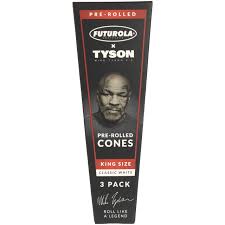 Photograph of product: Tyson x Futurola Pre-Rolled Cones 3pk