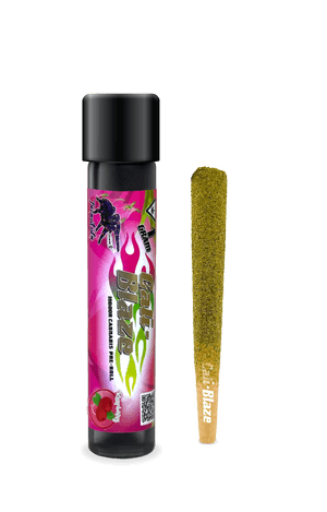 Photograph of product: Cali Blaze - Raspberry Tarantula - 1g Infused Pre-Roll