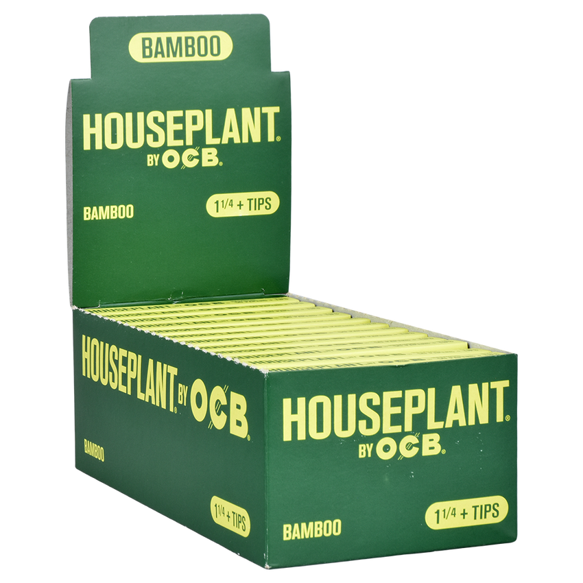 Photograph of product: Houseplant by OCB Bamboo Rolling Papers & Tips - 1 1/4"