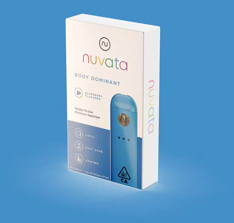 Photograph of product: CoC NUVATA Disposable - Blueberry .5g (Body Dominant)