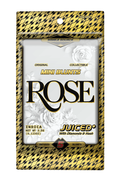 Photograph of product: Rose 0.7g 5pk Mini Blunts - 