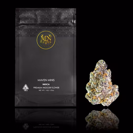 Photograph of product: Maven | Blue Lotus | Oui'd I Indoor Flower Minis - 14g