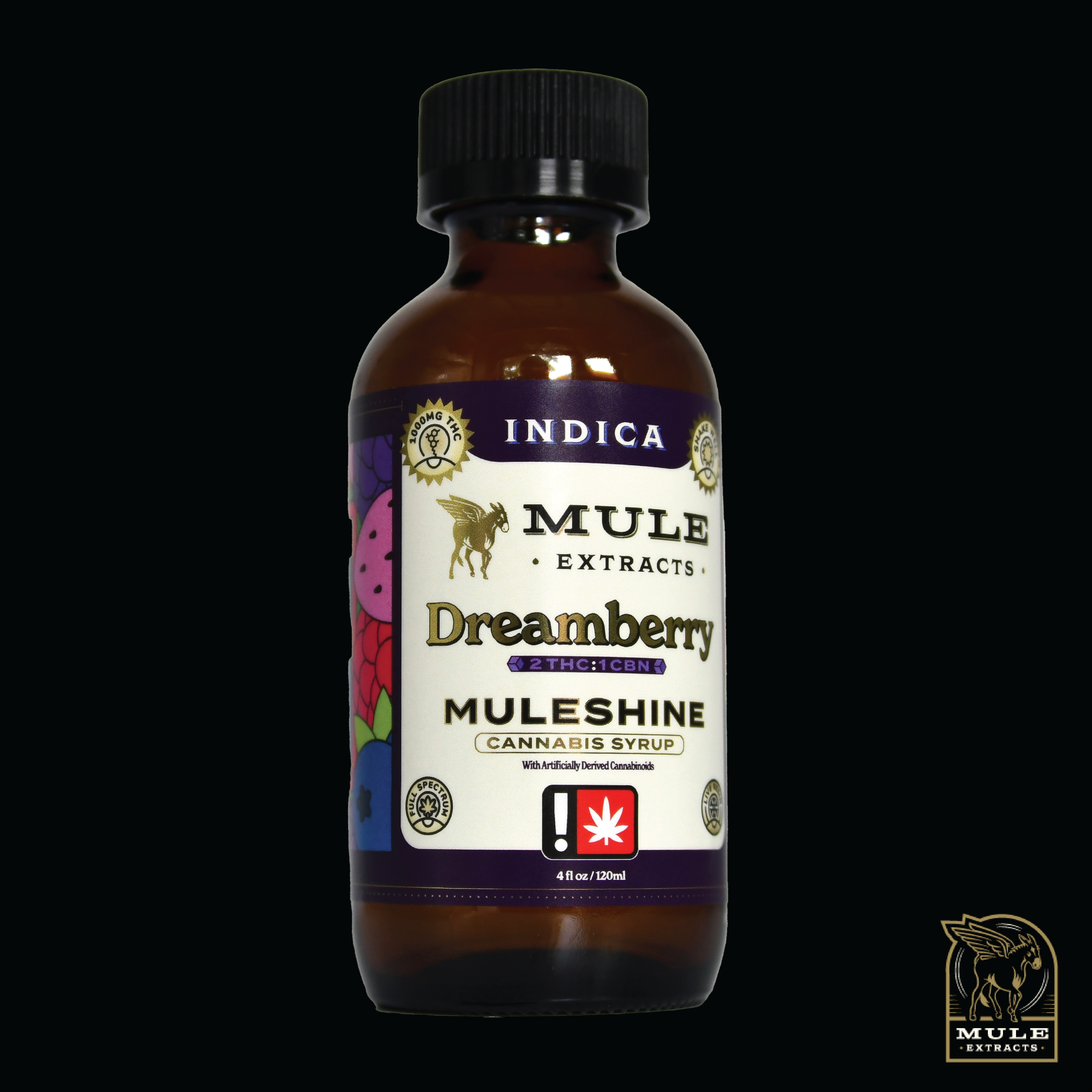 Photograph of product: 1000mg Dreamberry CBN 2:1 Muleshine (Oui'd)