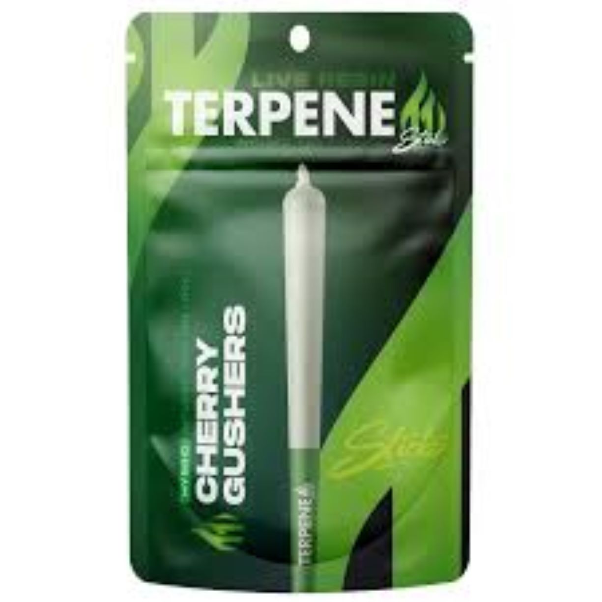 Photograph of product: TERPENE STICKS | CHERRY GUSHERS | LIVE RESIN INFUSED PREROLL