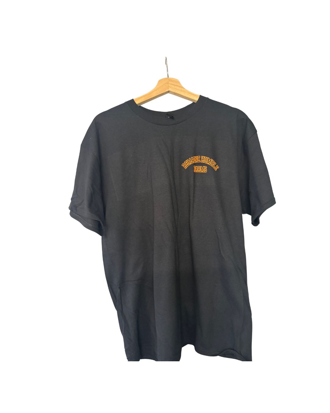 Photograph of product: RHF Black T-Shirt