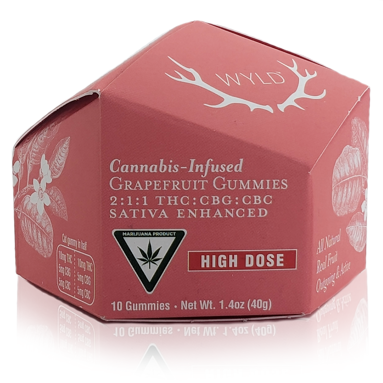 Photograph of Product: GRAPEFRUIT - 200MG THC 100MG CBC 100MG CBG