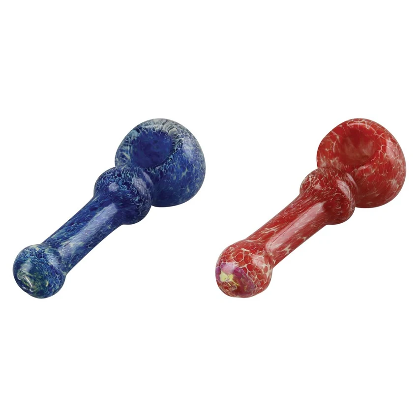 Photograph of product: Breathing Frit Glass Spoon Pipe | 4"