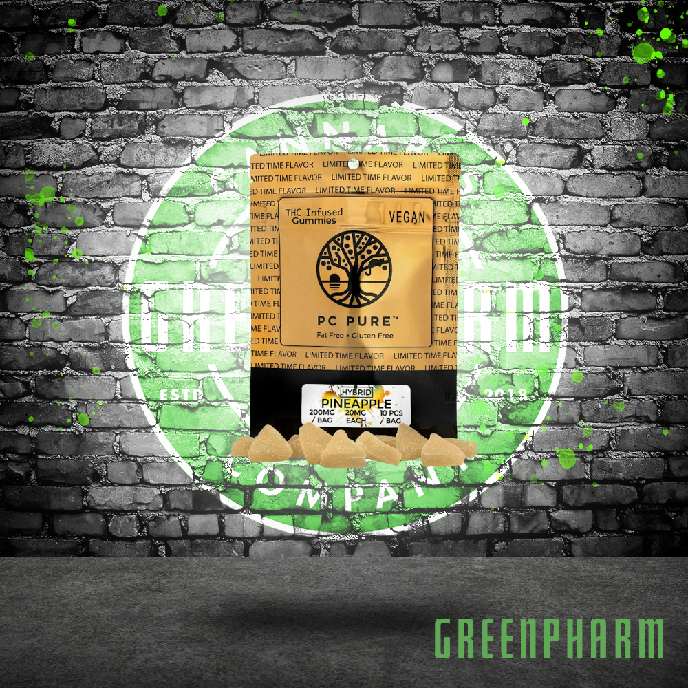 Photograph of product: PC Pure Pineapple Gummies 200mg
