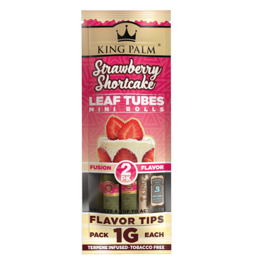 Photograph of product: King Palm Strawberry Shortcake Mini Cones