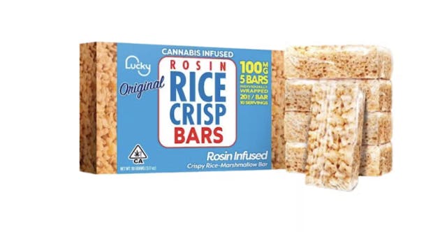 Photograph of product: Original Crispy Rosin Infused Rice Bars 100mg - Sales Floor