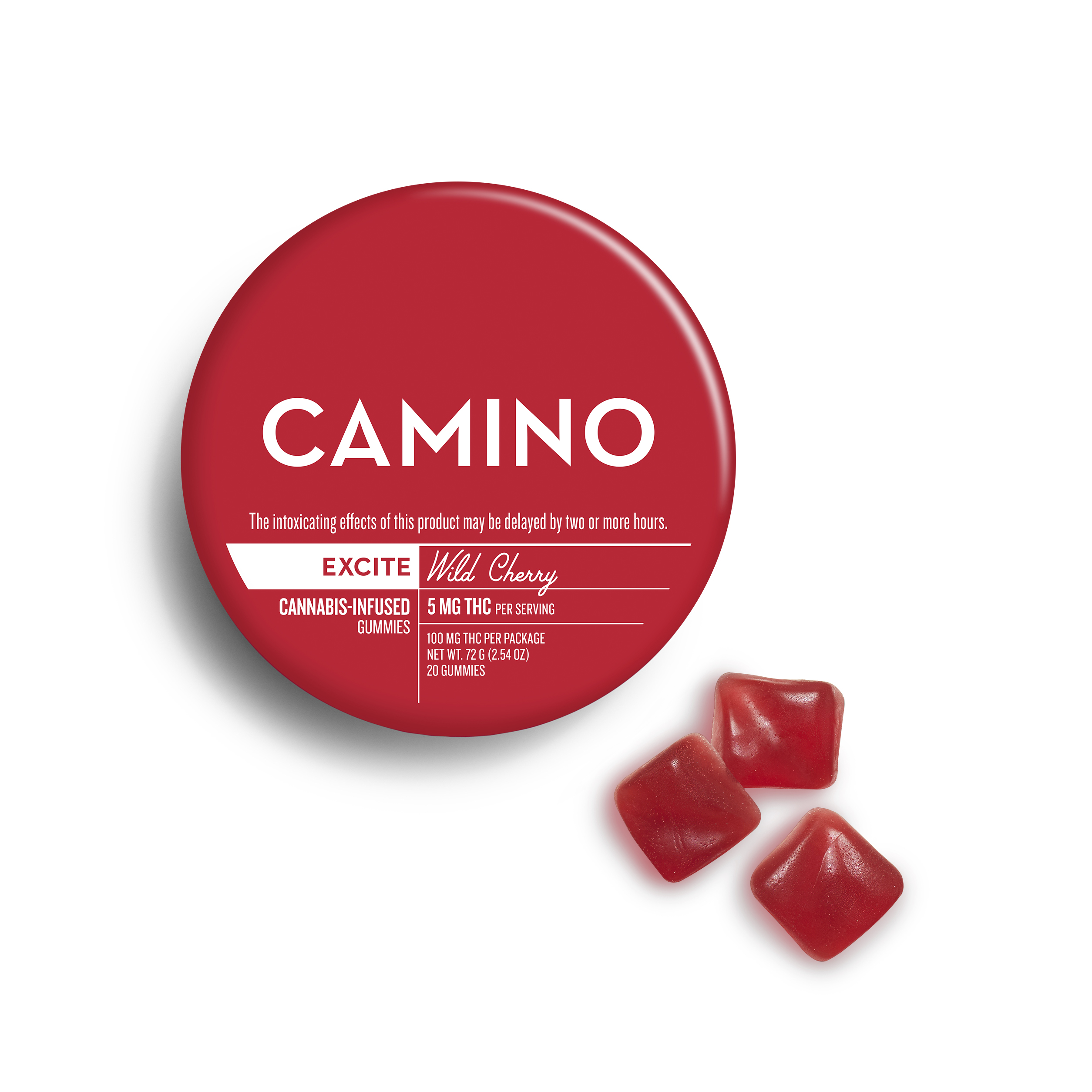Photograph of product: Wild Cherry 5THC : 5CBC : 5CBG Gummies