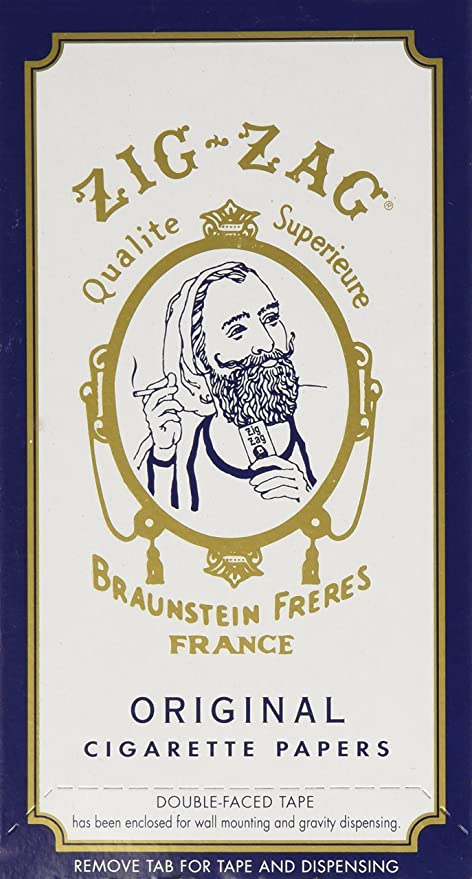 Photograph of product: Zig-Zag White Leaves