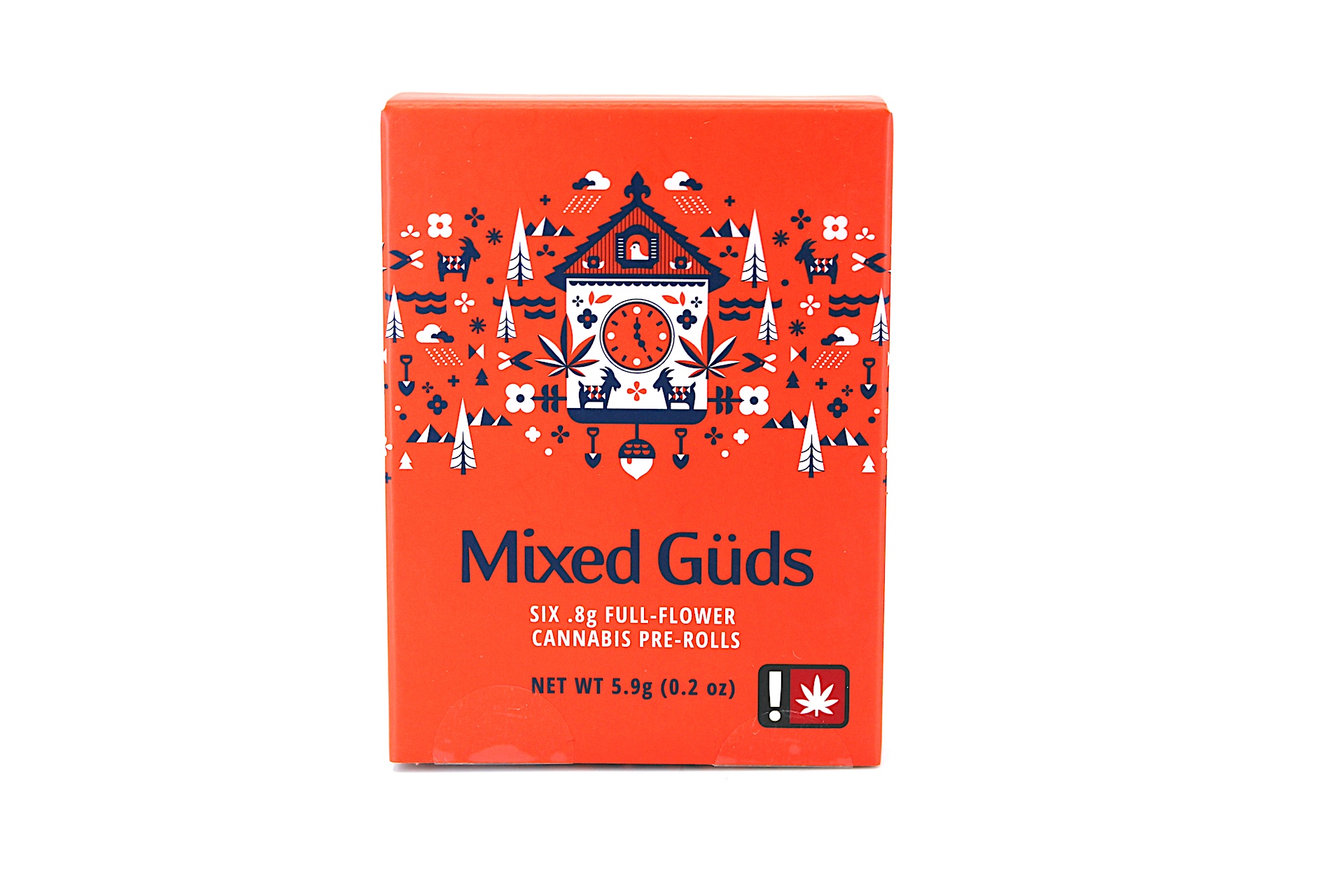 Photograph of product: Pre Roll - Gud Gardens - Mixed Pack Variety (6 pack)
