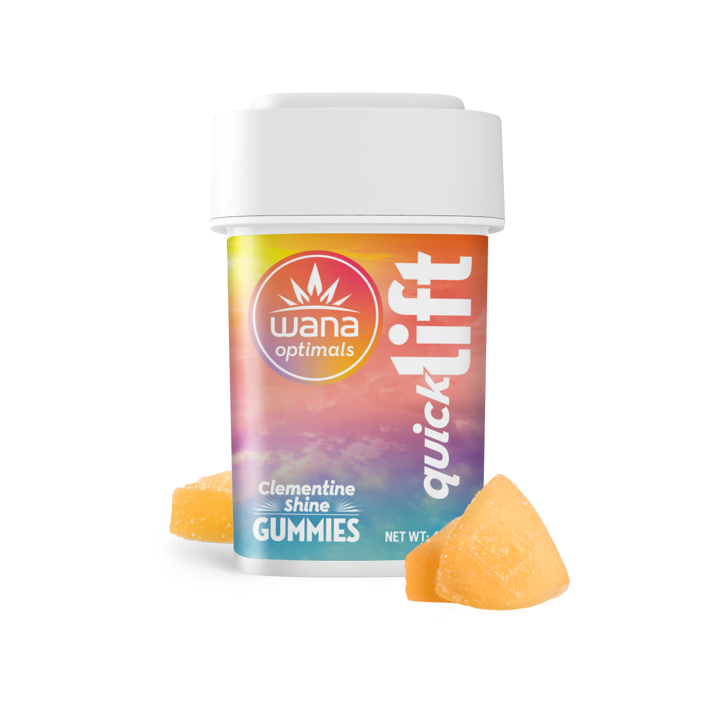 Photograph of product: 1:1:1 Clementine Quick Lift Gummies 10pk - 100mg
